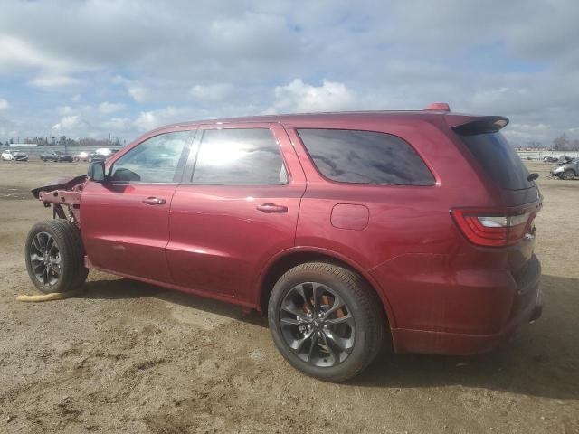 1C4SDJCT4NC194580 - 2022 DODGE DURANGO R/T BURGUNDY photo 2