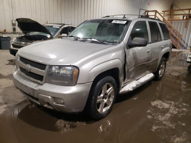 1GNDT13S482102940 - 2008 CHEVROLET TRAILBLAZE LS SILVER photo 1