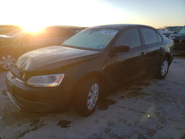 3VW2K7AJ9CM304669 - 2012 VOLKSWAGEN JETTA BASE BLACK photo 1