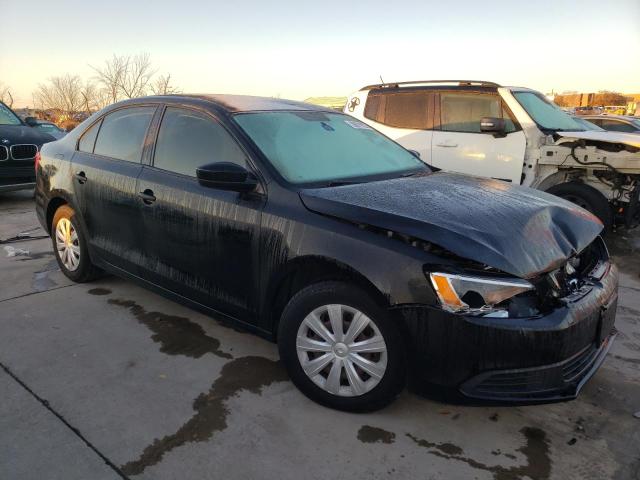 3VW2K7AJ9CM304669 - 2012 VOLKSWAGEN JETTA BASE BLACK photo 4