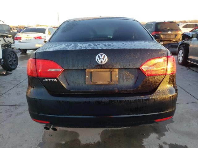 3VW2K7AJ9CM304669 - 2012 VOLKSWAGEN JETTA BASE BLACK photo 6