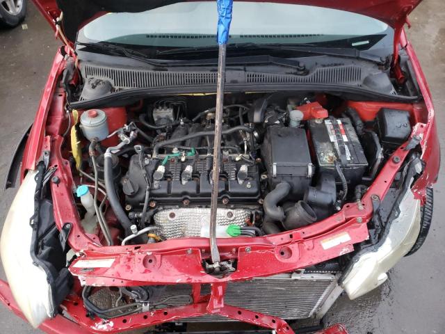 JS2YB5A39C6301005 - 2012 SUZUKI SX4 BURGUNDY photo 11