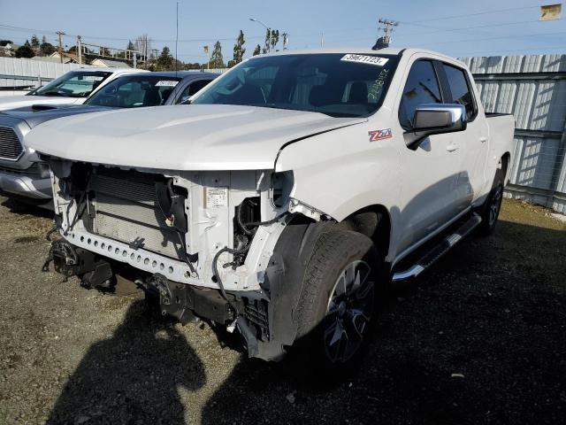 3GCUYDED5NG121414 - 2022 CHEVROLET SILVERADO WHITE photo 1