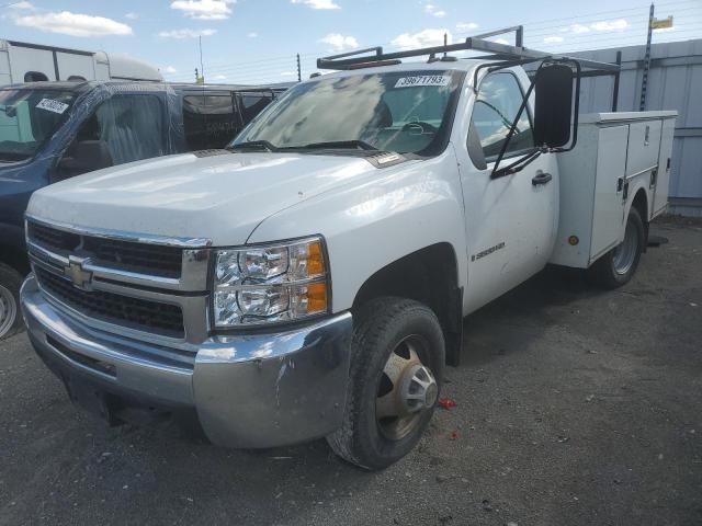 1GBJC34608E136238 - 2008 CHEVROLET SILVERADO C3500 WHITE photo 1