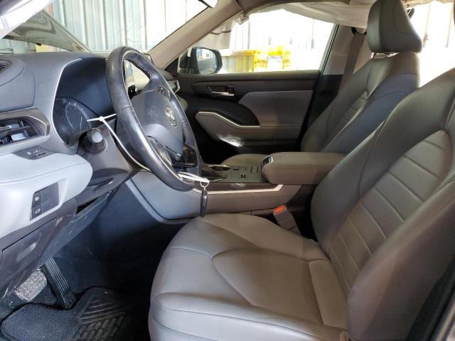 5TDGZRAH7LS017926 - 2020 TOYOTA HIGHLANDER XLE GRAY photo 7