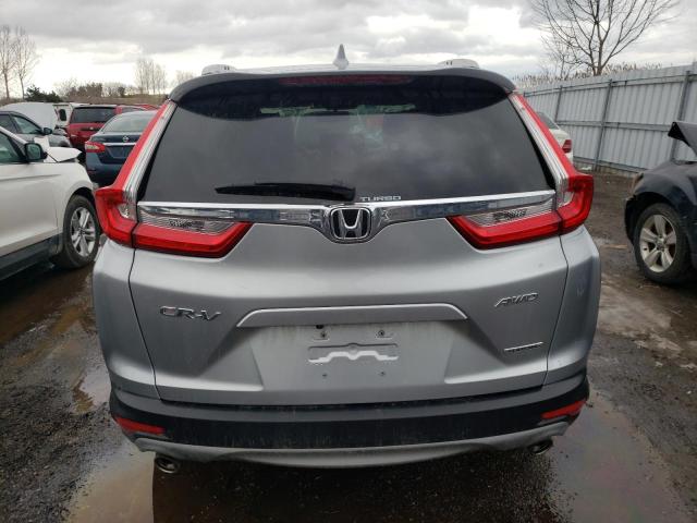 2HKRW2H99KH107834 - 2019 HONDA CR-V TOURING SILVER photo 6