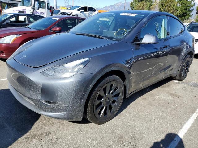 7SAYGDEE0NF441102 - 2022 TESLA MODEL Y GRAY photo 1