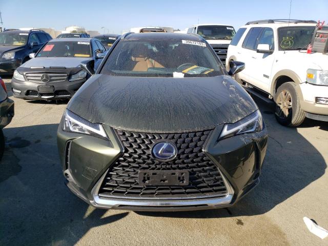 JTHP9JBH5L2028560 - 2020 LEXUS UX 250H GREEN photo 5