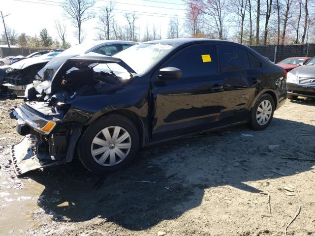 3VW2K7AJ4FM338278 - 2015 VOLKSWAGEN JETTA BASE Սև լուսանկար 1