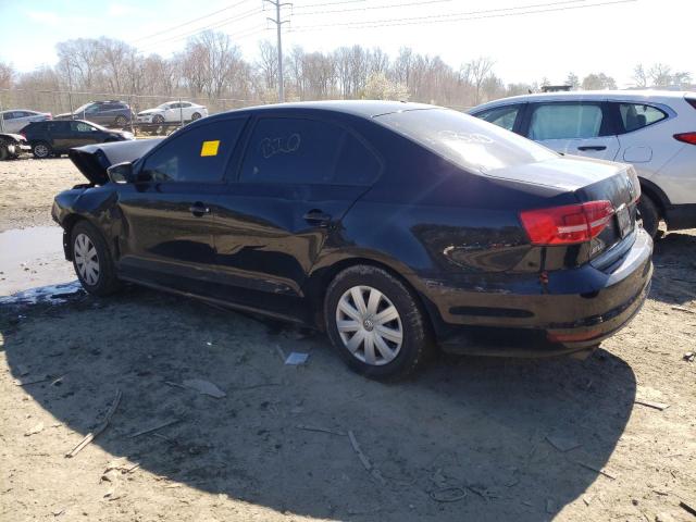 3VW2K7AJ4FM338278 - 2015 VOLKSWAGEN JETTA BASE Սև լուսանկար 2