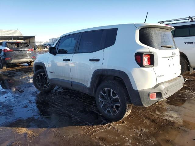 ZACCJBAB4JPG83824 - 2018 JEEP RENEGADE SPORT WHITE photo 2