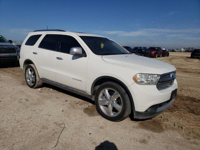 1C4SDJET0CC285999 - 2012 DODGE DURANGO CITADEL WHITE photo 4