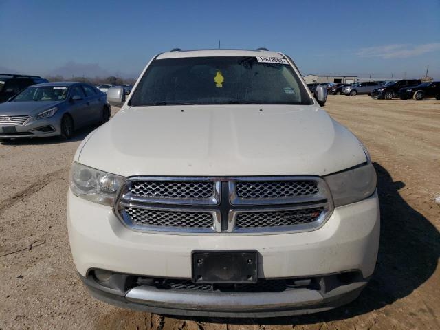 1C4SDJET0CC285999 - 2012 DODGE DURANGO CITADEL WHITE photo 5