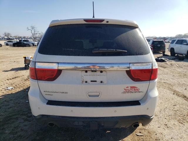 1C4SDJET0CC285999 - 2012 DODGE DURANGO CITADEL WHITE photo 6