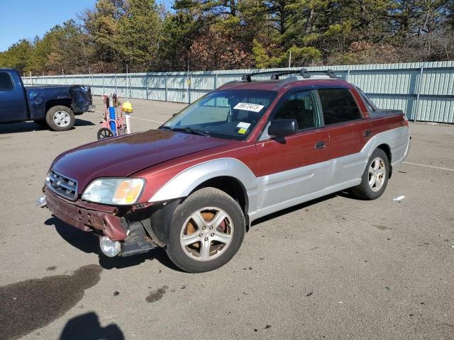 4S4BT62C847101726 - 2004 SUBARU BAJA SPORT MAROON photo 1