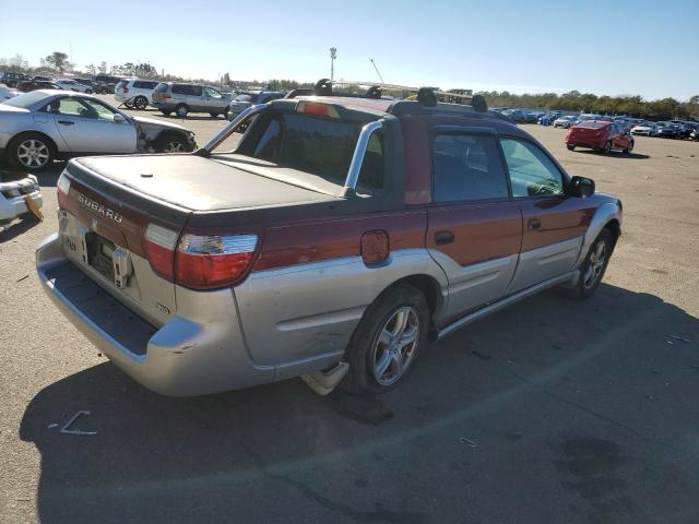 4S4BT62C847101726 - 2004 SUBARU BAJA SPORT MAROON photo 3