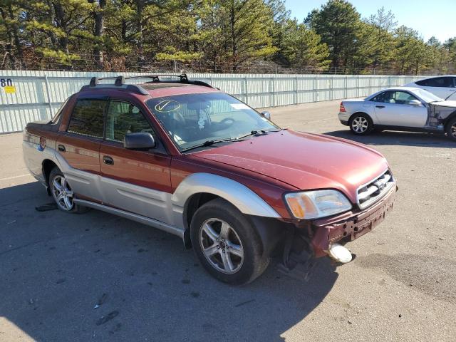 4S4BT62C847101726 - 2004 SUBARU BAJA SPORT MAROON photo 4