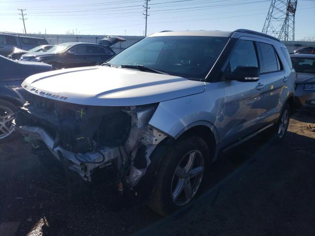 1FM5K8D82GGB85647 - 2016 FORD EXPLORER XLT SILVER photo 1