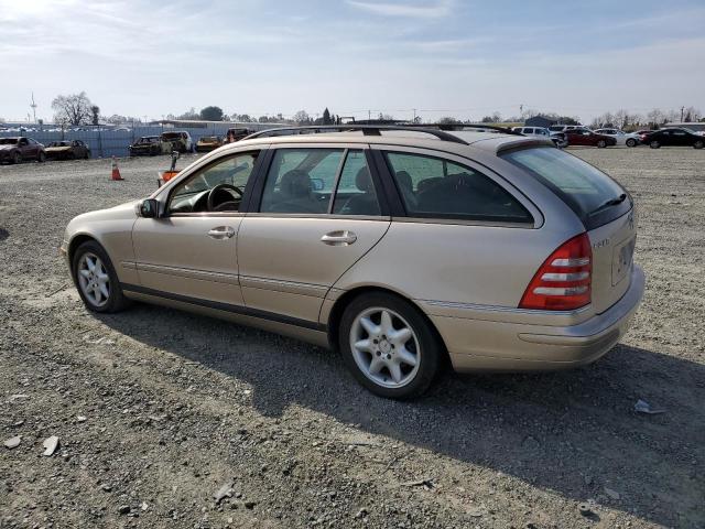 WDBRH81J03F374324 - 2003 MERCEDES-BENZ C 240 SPORTWAGON 4MATIC GOLD photo 2