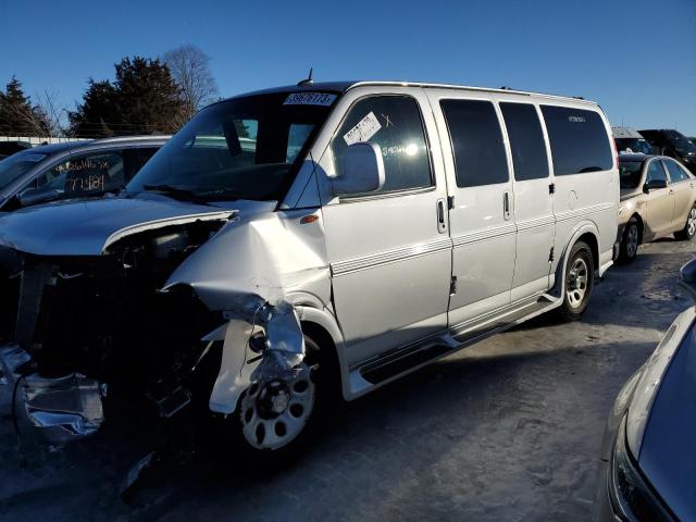 1GBSHDC40E1165284 - 2014 CHEVROLET EXPRESS G1 3LT SILVER photo 1