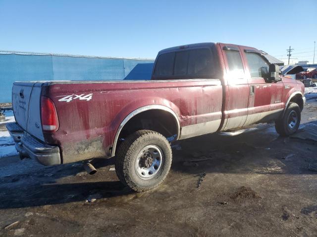 1FTSX31F5YEE40979 - 2000 FORD F350 SRW SUPER DUTY BURGUNDY photo 3