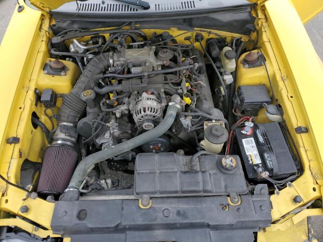 1FAFP45X0XF103869 - 1999 FORD MUSTANG GT YELLOW photo 11