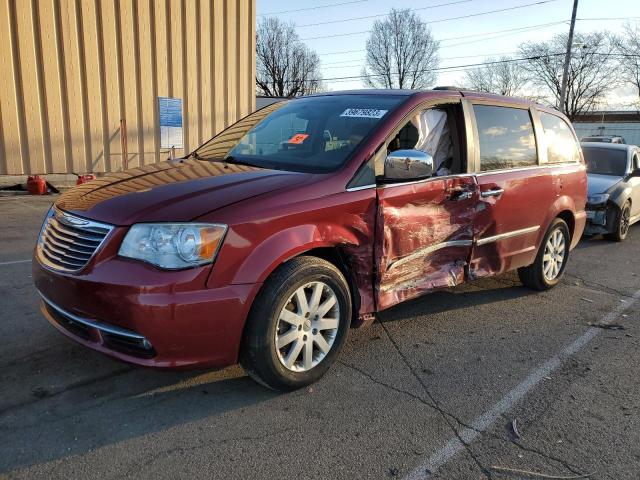 2C4RC1CG6CR412124 - 2012 CHRYSLER TOWN & COU TOURING L RED photo 1
