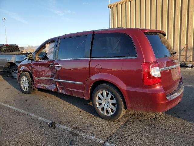 2C4RC1CG6CR412124 - 2012 CHRYSLER TOWN & COU TOURING L RED photo 2