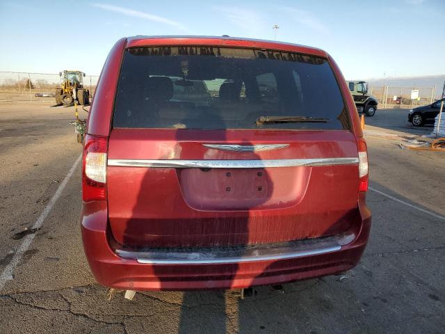 2C4RC1CG6CR412124 - 2012 CHRYSLER TOWN & COU TOURING L RED photo 6