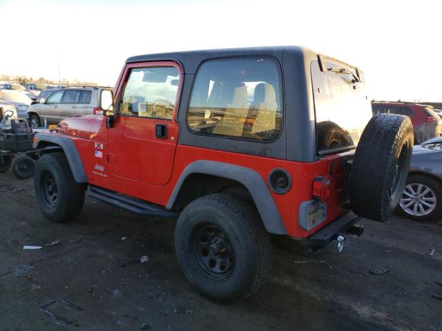 1J4FA39S93P377378 - 2003 JEEP WRANGLER COMMANDO RED photo 2