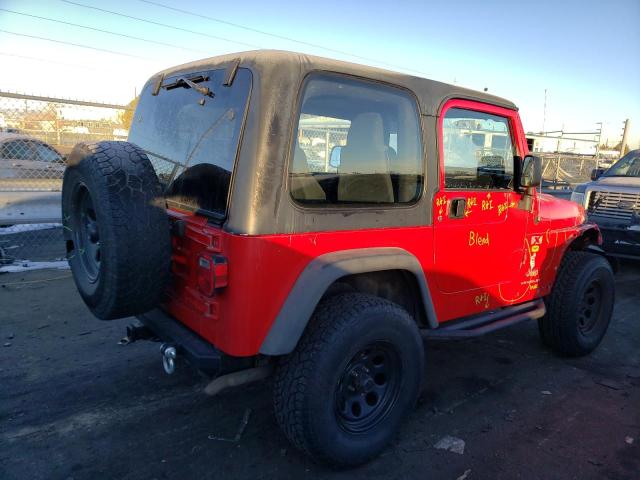 1J4FA39S93P377378 - 2003 JEEP WRANGLER COMMANDO RED photo 3