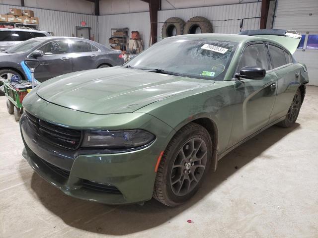 2C3CDXJGXJH218213 - 2018 DODGE CHARGER GT GREEN photo 1