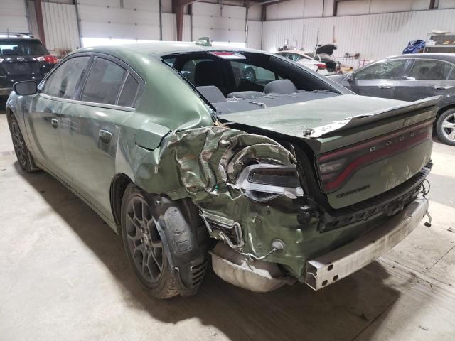 2C3CDXJGXJH218213 - 2018 DODGE CHARGER GT GREEN photo 2