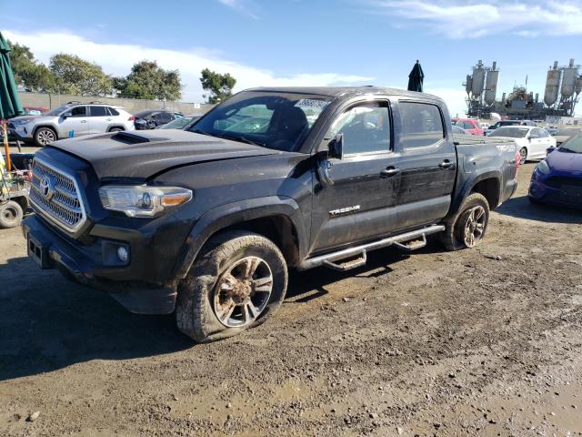 3TMCZ5AN9HM068719 - 2017 TOYOTA TACOMA DOUBLE CAB BLACK photo 1