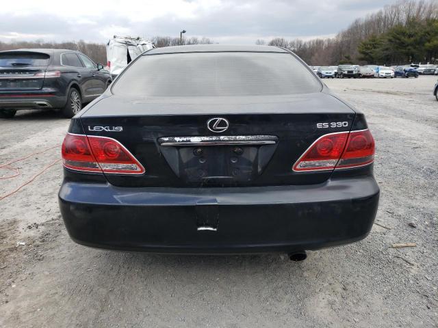 JTHBA30G365166043 - 2006 LEXUS ES 330 BLACK photo 6