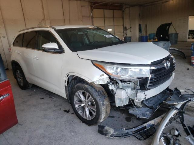 5TDJKRFH7FS089376 - 2015 TOYOTA HIGHLANDER XLE 白色 照片 4