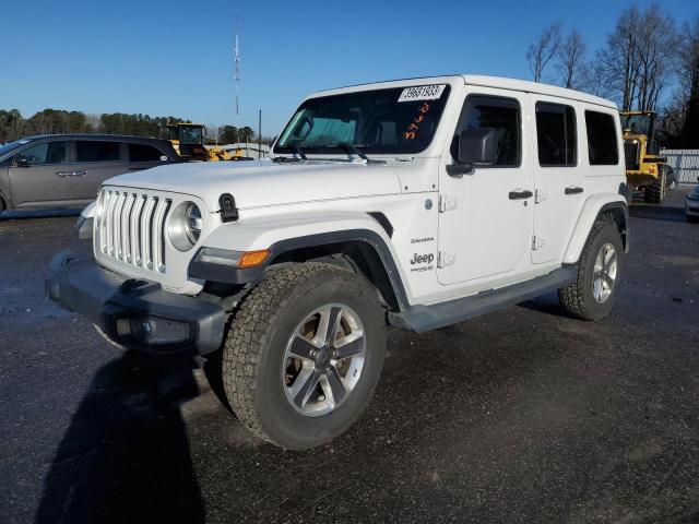 1C4HJXEN7KW509256 - 2019 JEEP WRANGLER U SAHARA WHITE photo 1