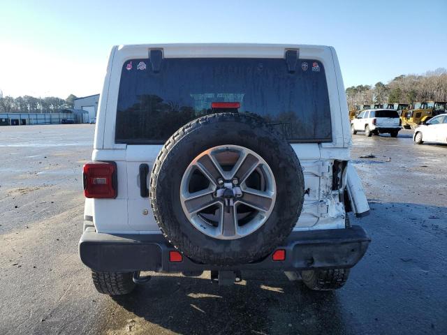 1C4HJXEN7KW509256 - 2019 JEEP WRANGLER U SAHARA WHITE photo 6