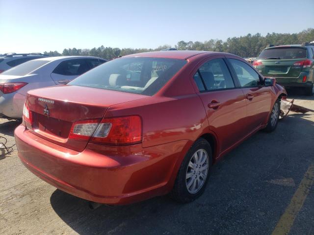 4A32B2FF3BE005867 - 2011 MITSUBISHI GALANT FE RED photo 3