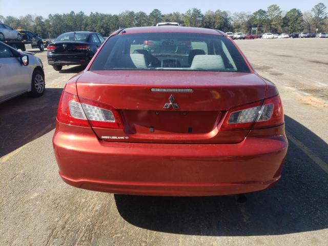 4A32B2FF3BE005867 - 2011 MITSUBISHI GALANT FE RED photo 6