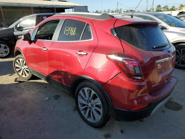 KL4CJASB9JB515867 - 2018 BUICK ENCORE PREFERRED RED photo 2