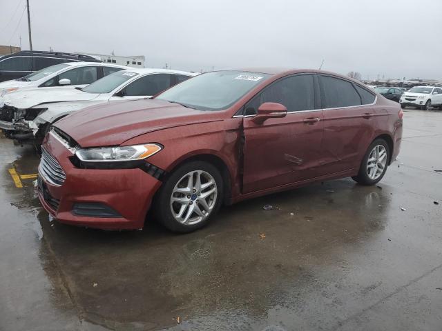 3FA6P0H74ER201243 - 2014 FORD FUSION SE RED photo 1