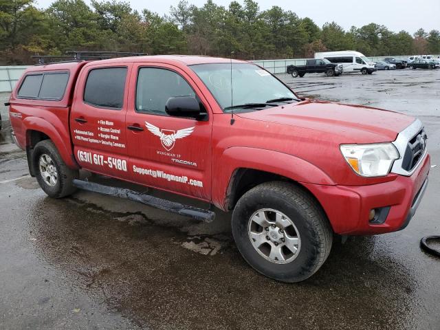 3TMLU4EN3DM110170 - 2013 TOYOTA TACOMA DOUBLE CAB RED photo 4