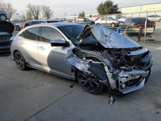 SHHFK7H96HU416176 - 2017 HONDA CIVIC SPORT TOURING Srebrny zdjęcie 4