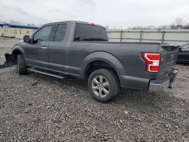 1FTEX1CBXKKE43834 - 2019 FORD F150 SUPER CAB GRAY photo 2