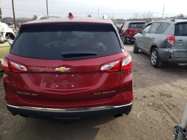 2GNAXYEX2K6125541 - 2019 CHEVROLET EQUINOX PREMIER RED photo 6