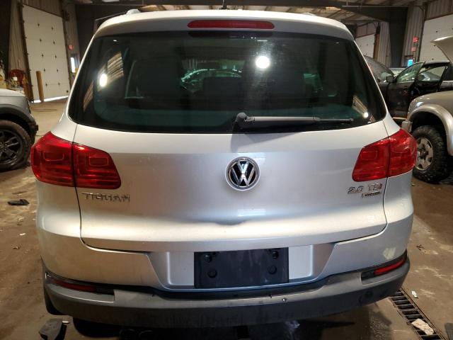 WVGBV7AX4FW522470 - 2015 VOLKSWAGEN TIGUAN S SILVER photo 6