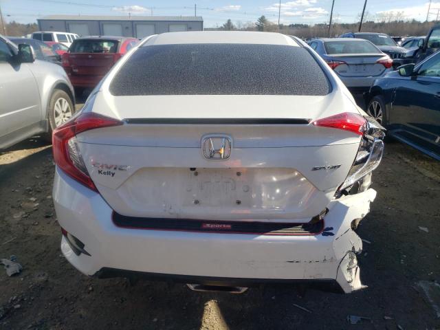 2HGFC2F84KH510779 - 2019 HONDA CIVIC SPORT WHITE photo 6