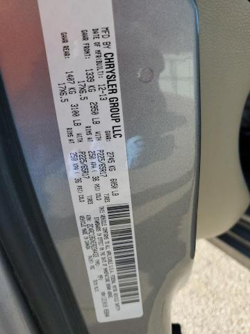 2C4RC1BGXER234433 - 2014 CHRYSLER TOWN & COU TOURING Silber Foto 13