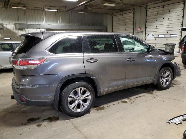 5TDBKRFHXGS277797 - 2016 TOYOTA HIGHLANDER LE GRAY photo 3